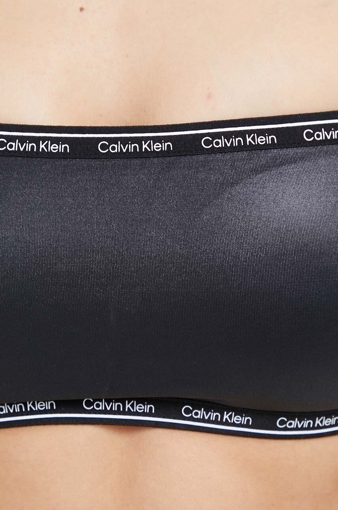 Plavková podprsenka Calvin Klein čierna KW0KW01980.PPYX