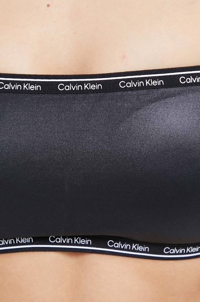 Plavková podprsenka Calvin Klein čierna KW0KW01980.PPYX