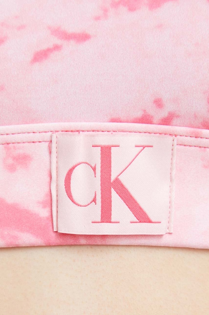 Calvin Klein biustonosz kąpielowy KW0KW02122.PPYX różowy