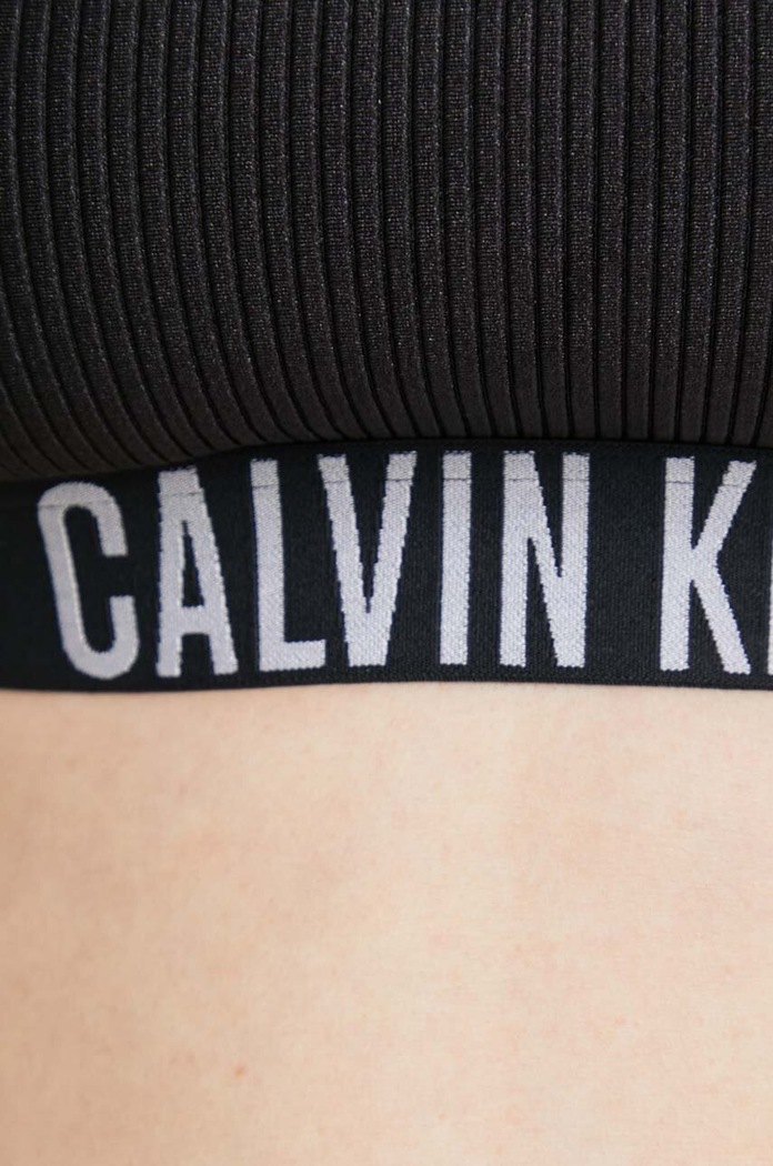 Biustonosz kąpielowy Calvin Klein KW0KW02018.PPYX czarny