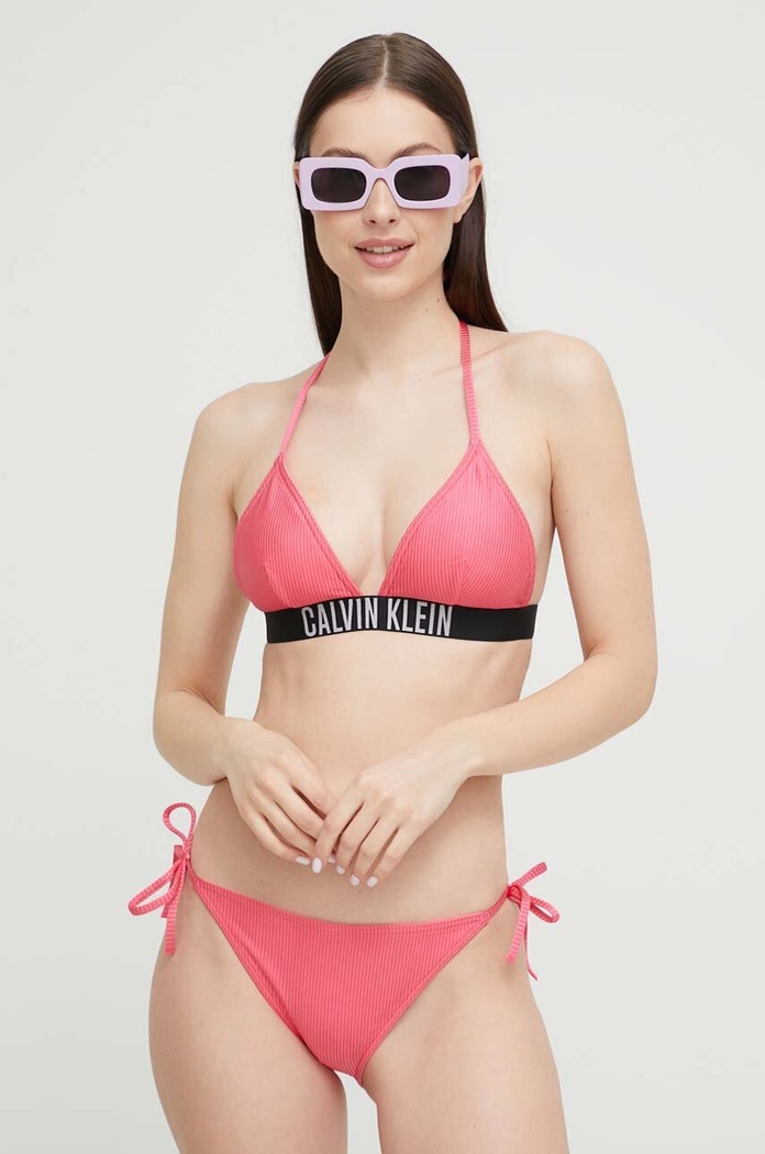 Oblečenie Plavkové nohavičky Calvin Klein KW0KW01985.PPYX fialová