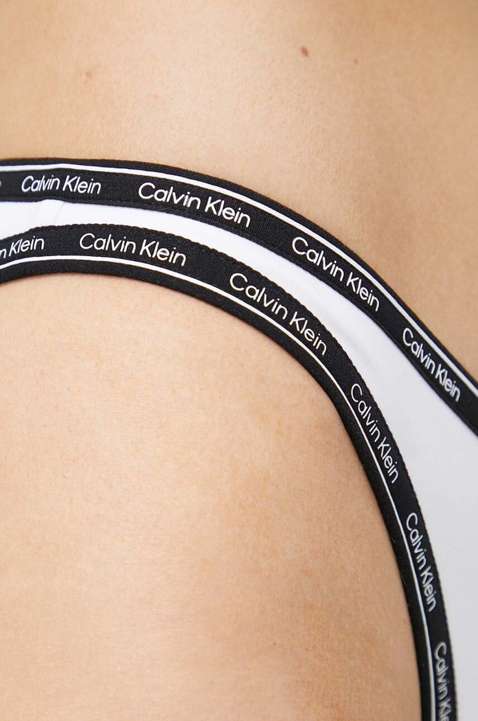 Plavkové kalhotky Calvin Klein bílá KW0KW01993.PPYX