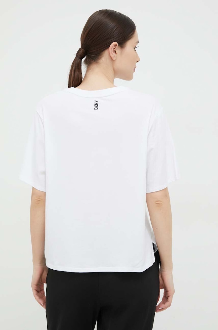 Ρούχα Μπλουζάκι πιτζάμας DKNY YI2422635 λευκό