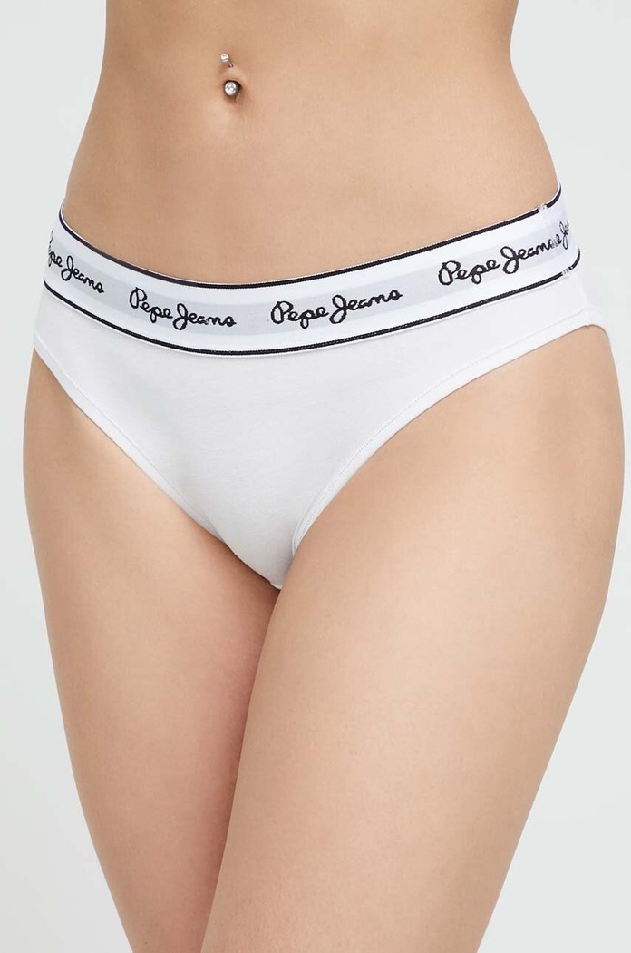 Pepe Jeans chiloti figi alb PLU10917.800