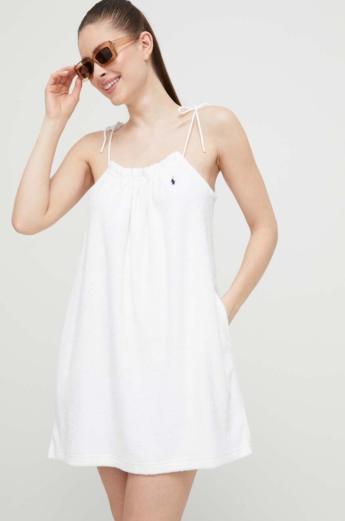 Polo Ralph Lauren vestito da mare bianco 21256473