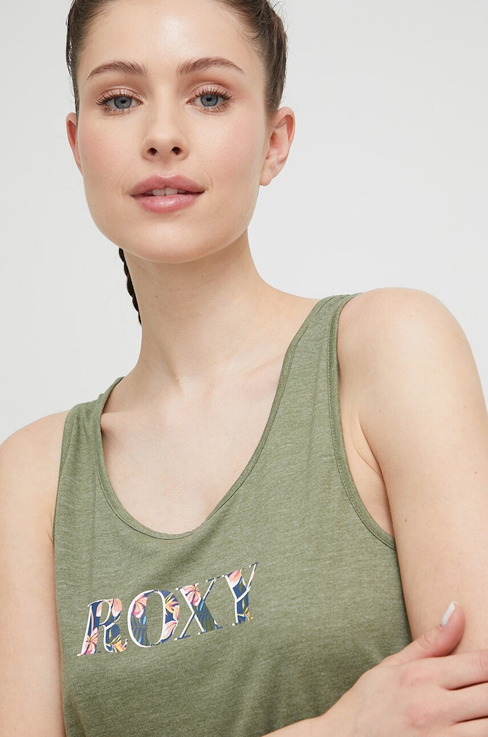 Roxy top zielony ERJZT05475