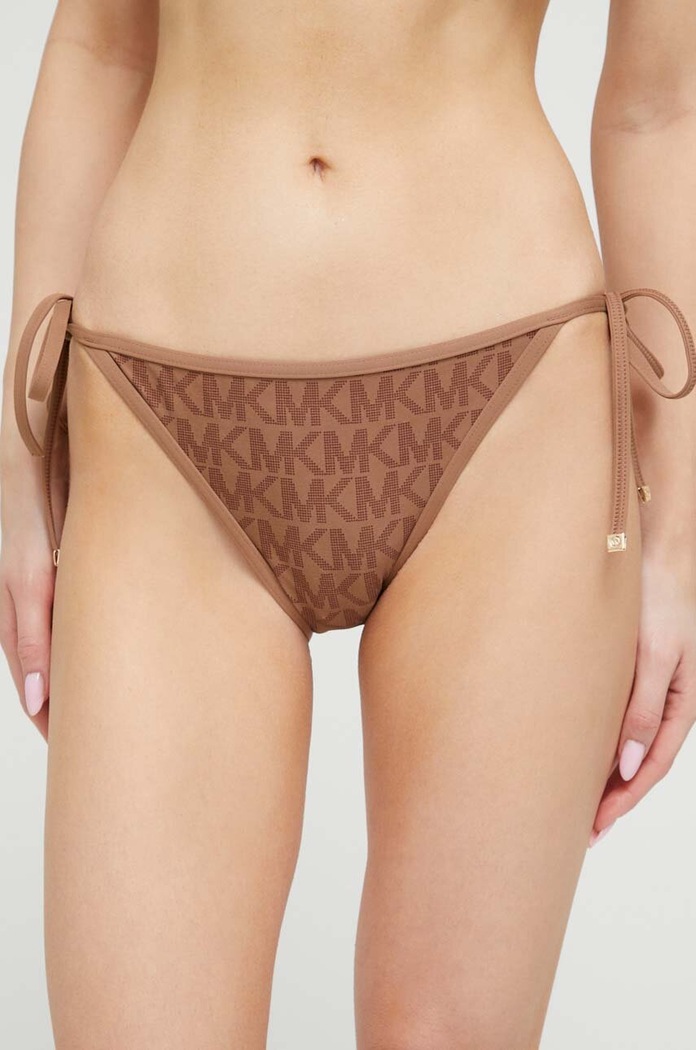 MICHAEL Michael Kors figi kąpielowe dół brązowy MM2N504
