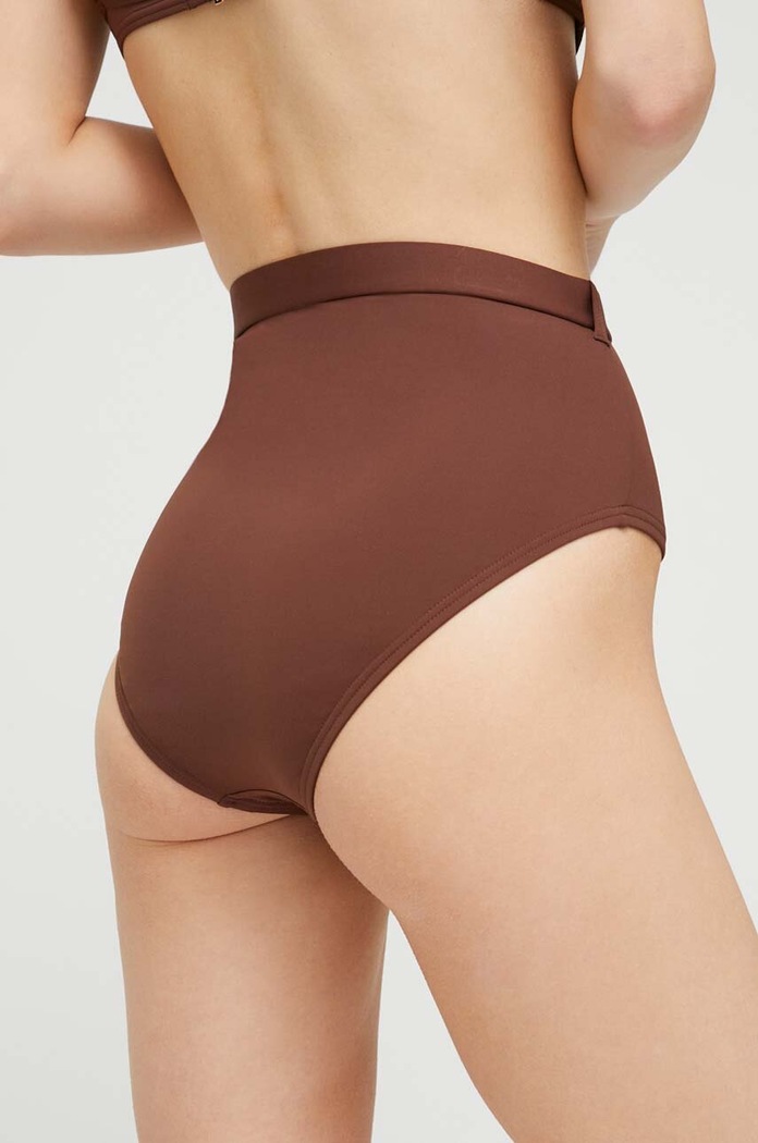 Plavkové kalhotky MICHAEL Michael Kors MM1N025 hnědá SS23