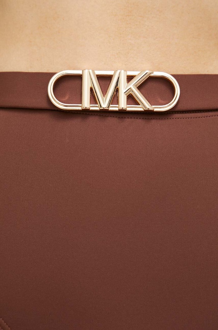 Plavkové kalhotky MICHAEL Michael Kors hnědá MM1N025
