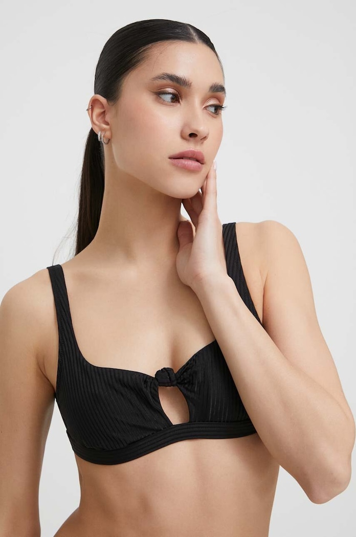United Colors of Benetton biustonosz kąpielowy miękka czarny 3PD15R02H.700