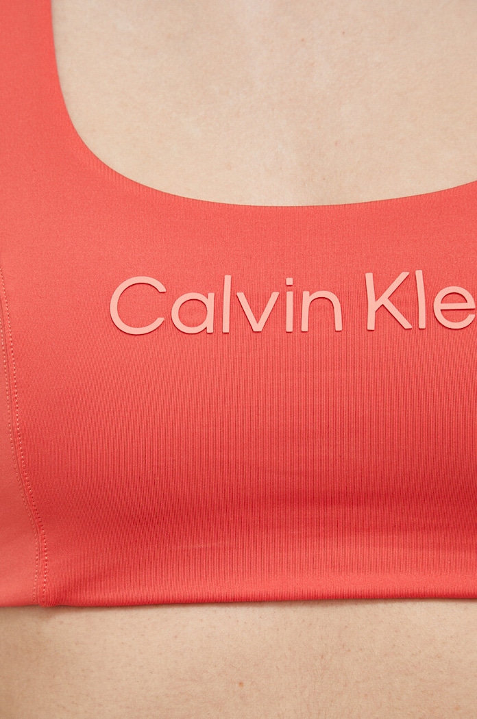 Calvin Klein Performance biustonosz sportowy Essentials 00GWS3K119 pomarańczowy