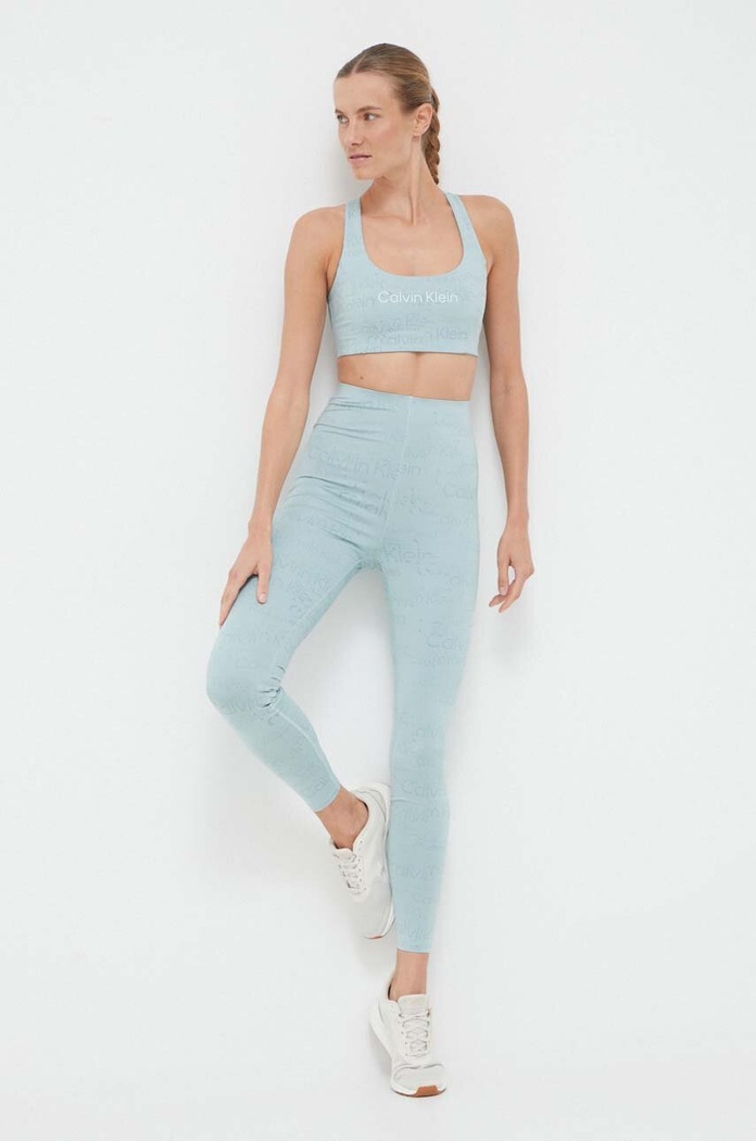 Calvin Klein Performance biustonosz sportowy Essentials 00GWS3K125 turkusowy AW23