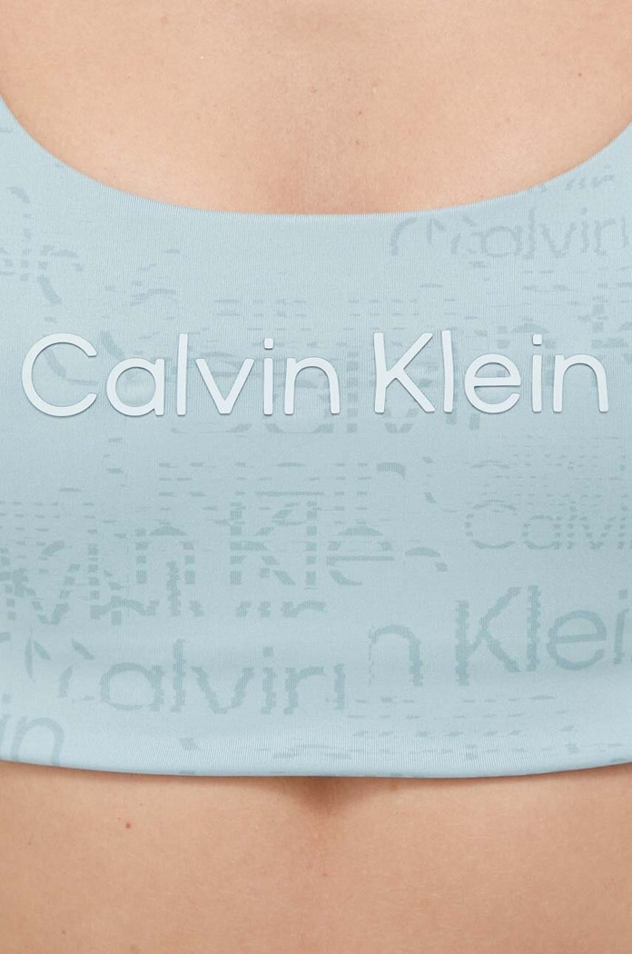 Calvin Klein Performance biustonosz sportowy Essentials 00GWS3K125 turkusowy