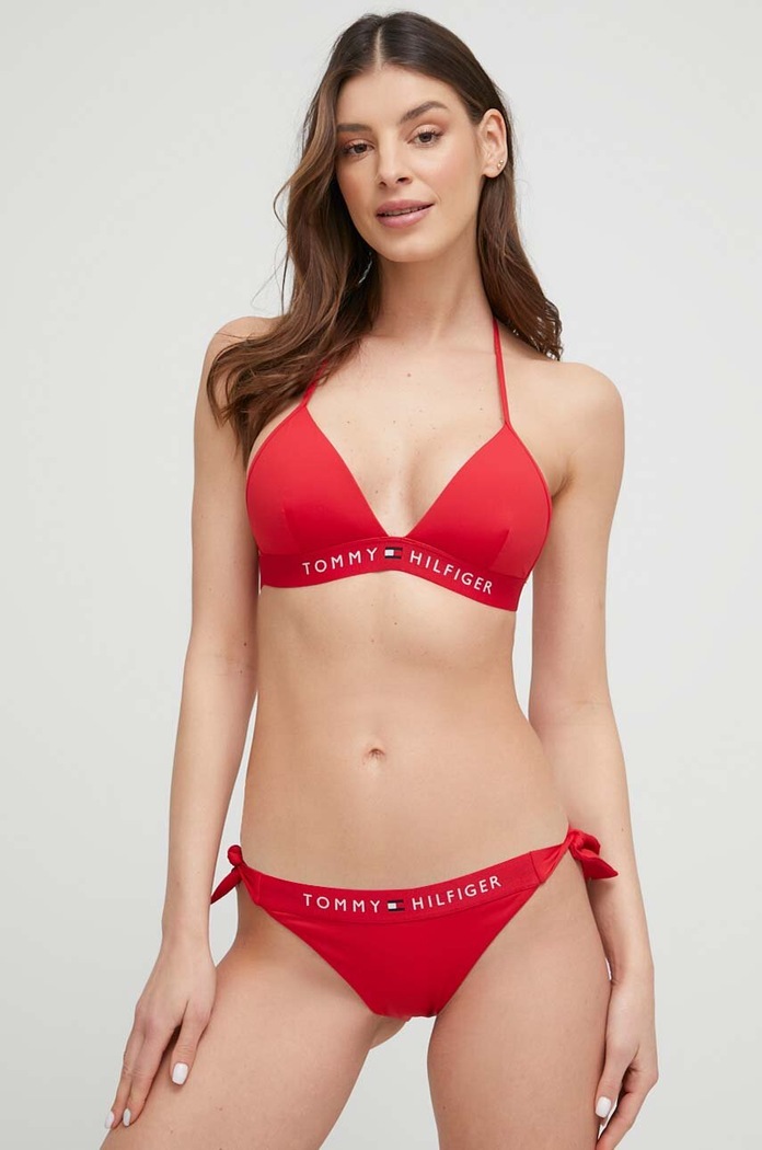 Oblečenie Plavkové nohavičky Tommy Hilfiger UW0UW04497.PPYX červená