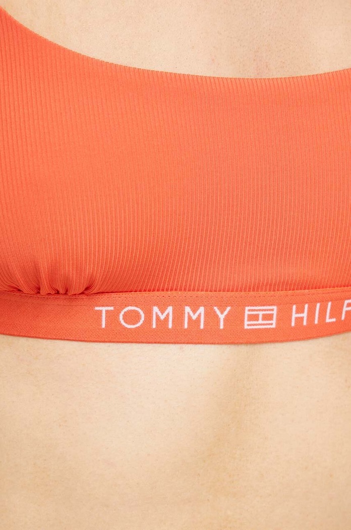 Biustonosz kąpielowy Tommy Hilfiger UW0UW04533.PPYX pomarańczowy