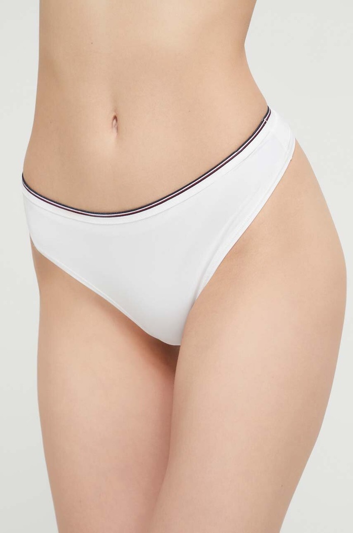 Tommy Hilfiger stringi dzianina biały UW0UW04186.PPYX