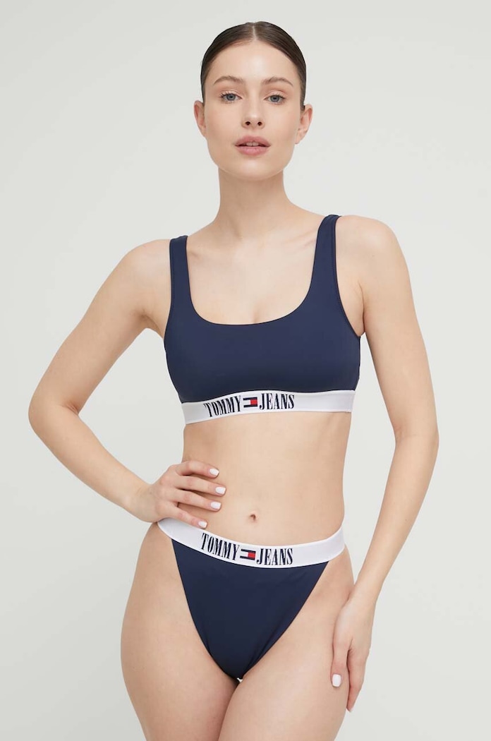 Odzież Tommy Jeans brazyliany kąpielowe UW0UW04087.PPYX granatowy