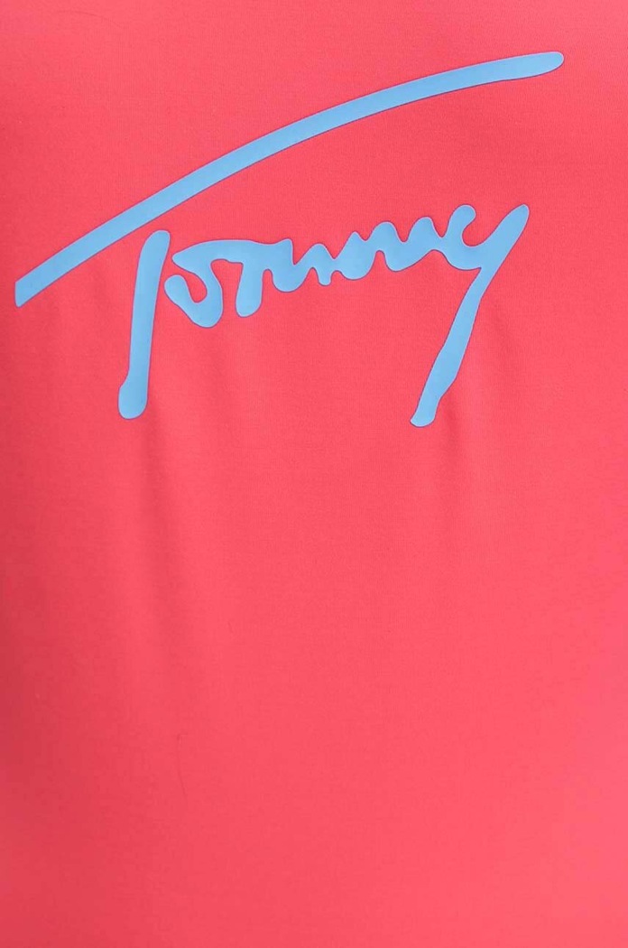 Tommy Jeans jednoczęściowy strój kąpielowy różowy UW0UW04093.PPYX