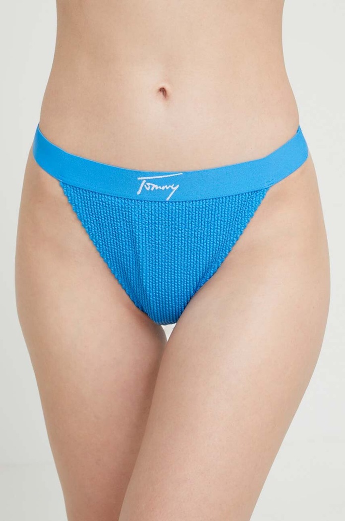 Tommy Jeans Bikini brazilieni albastru UW0UW04491.PPYX