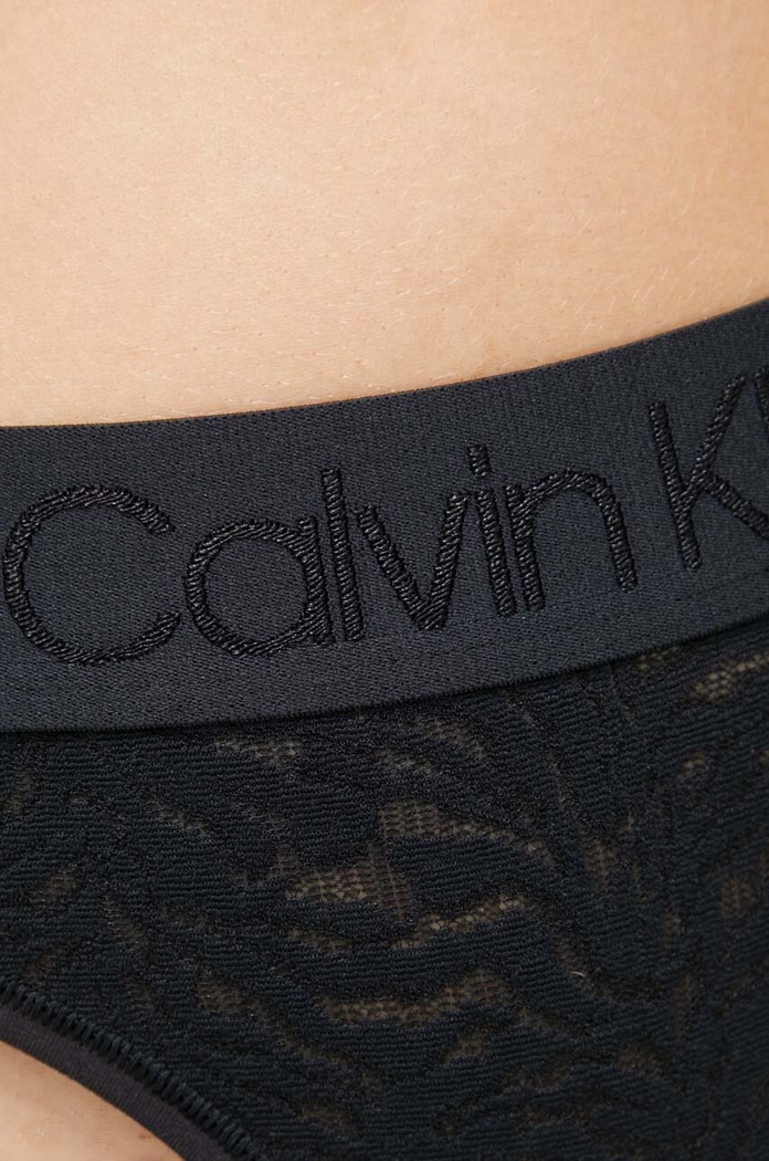 Odzież Calvin Klein Underwear stringi 000QF7287E.PPYX czarny
