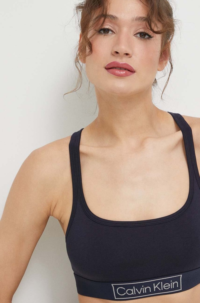 Podprsenka Calvin Klein Underwear měkké námořnická modř 000QF6768E.PPYX