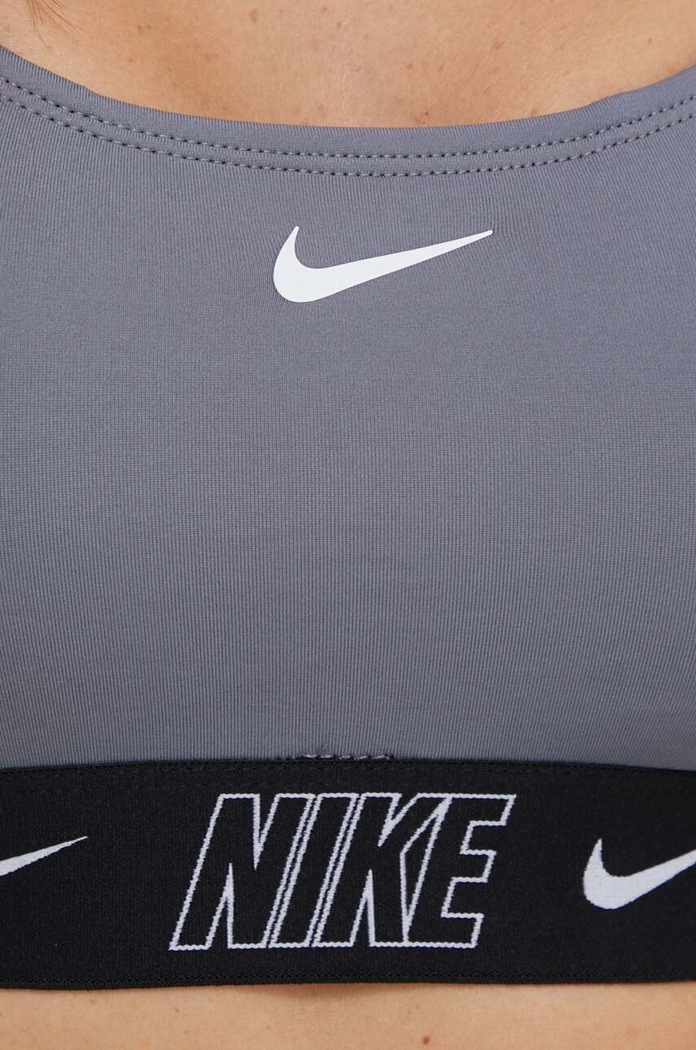 Bikini top Nike Logo Tape NESSD188 γκρί