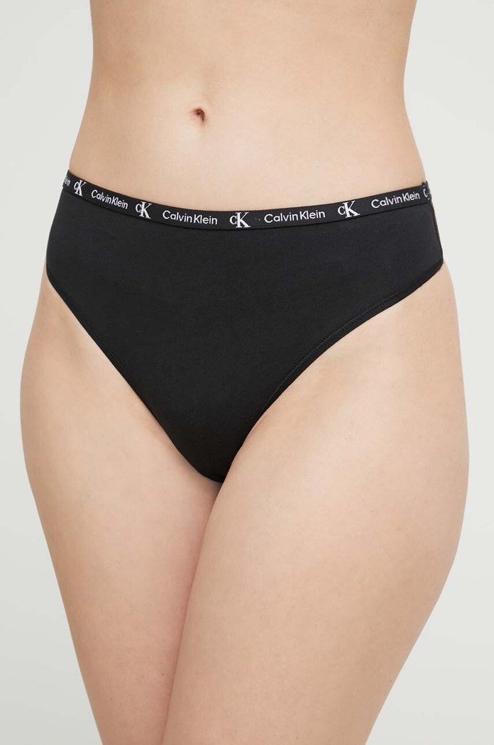 Tangá Calvin Klein Underwear 2-pak 000QD3990E.PPYX sivá SS23