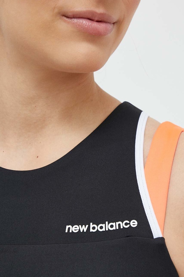 Sportovní podprsenka New Balance Shape Shield WB21110NDF černá