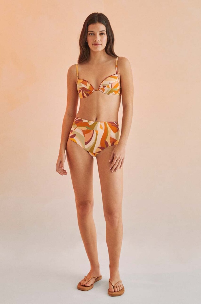 Bikini top women'secret JAMAICA πολύχρωμο 6485425.6485441