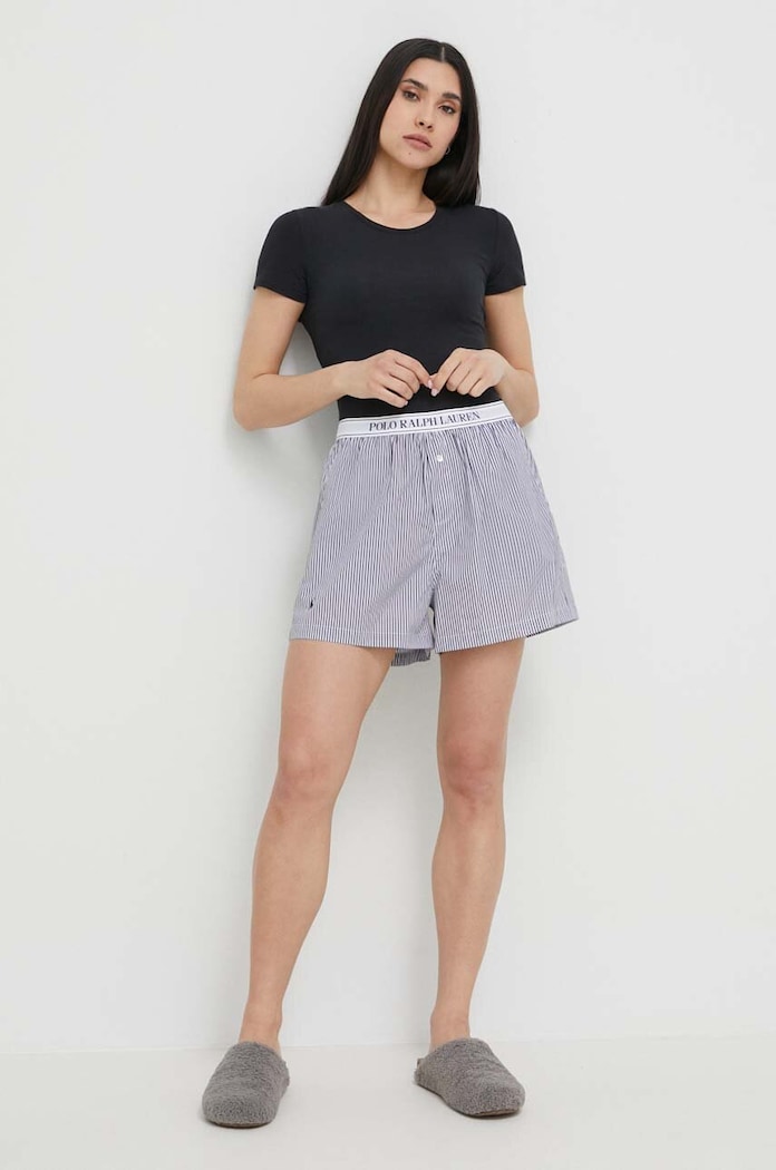 Ρούχα Μπλουζάκι πιτζάμας Polo Ralph Lauren 4P3005 μαύρο