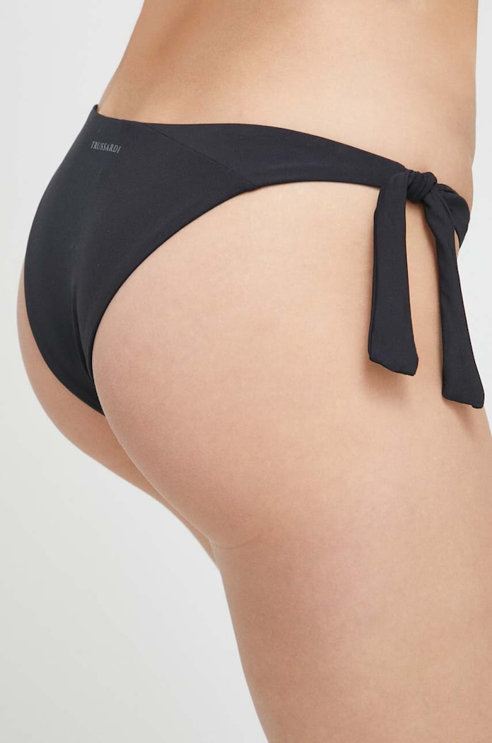 Trussardi bikini alsó TRU1WBT08 fekete SS23
