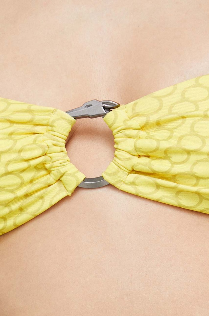 Trussardi bikini felső TRU1WTP12 sárga