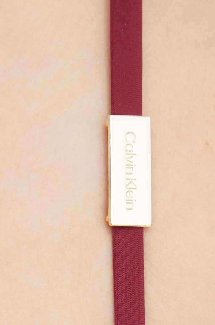 Calvin Klein Underwear biustonosz kąpielowy KW0KW02279 bordowy