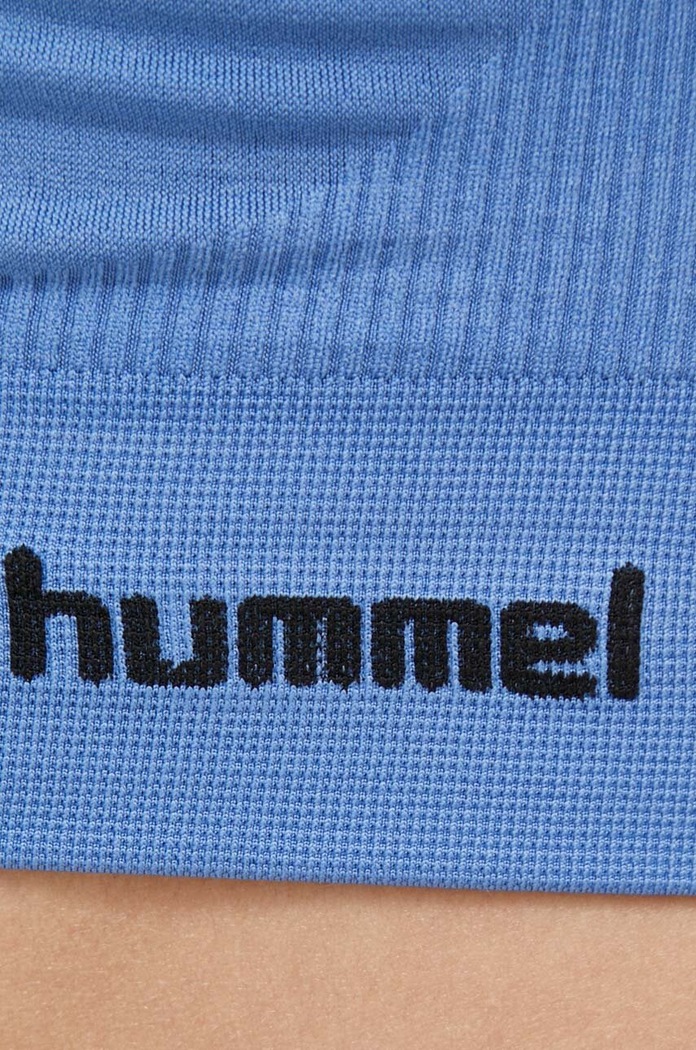 Hummel sportovní podprsenka HmlTIF SEAMLESS SPORTS TOP 210490 modrá