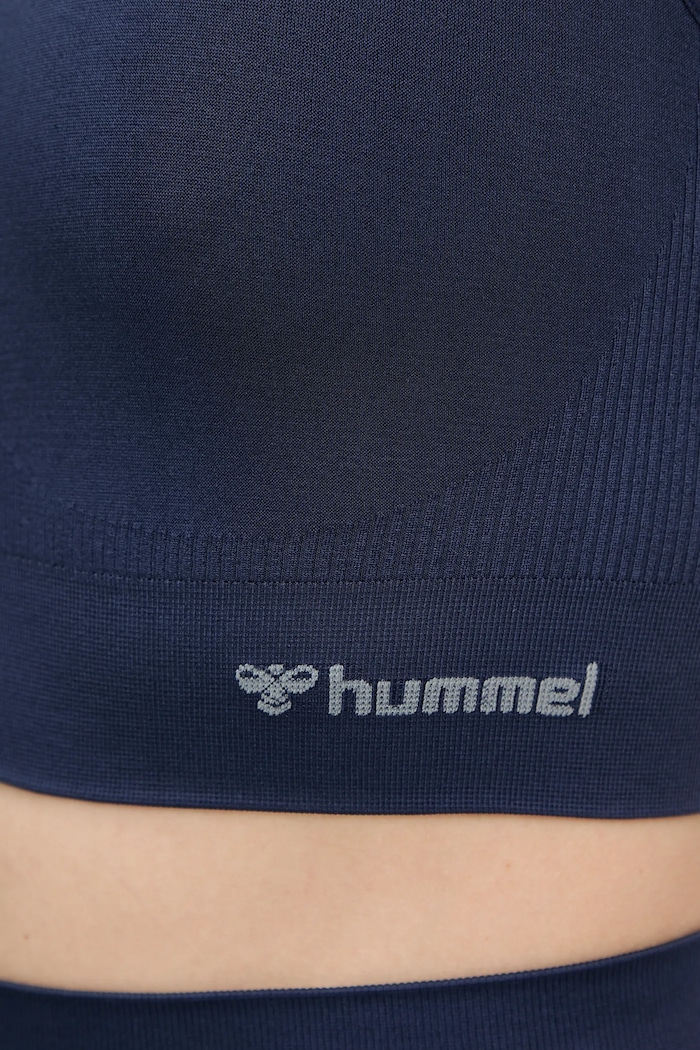 Biustonosz sportowy hmlTIF SEAMLESS SPORTS TOP Hummel granatowy 210490