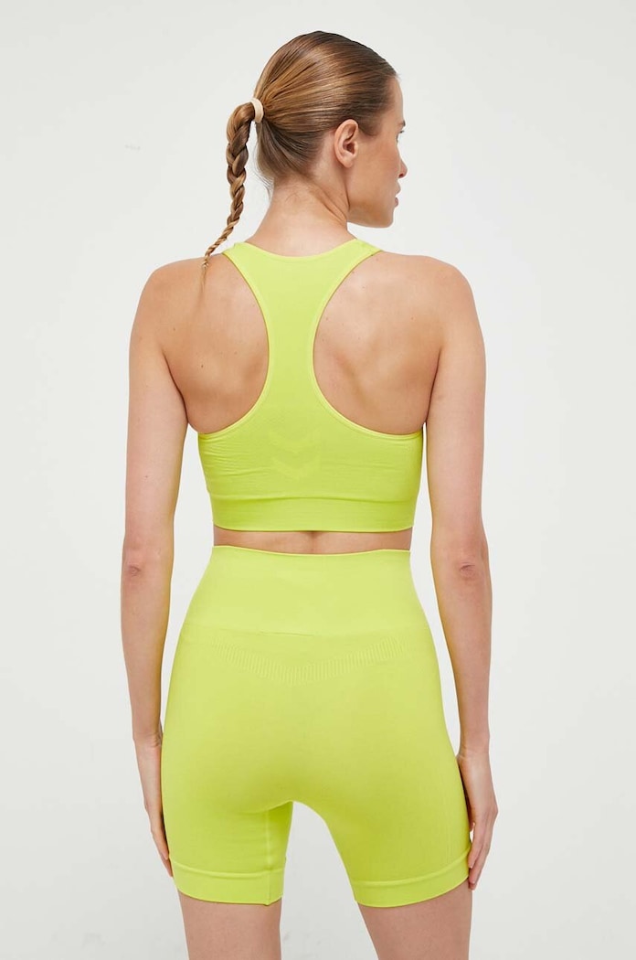 Îmbrăcăminte Hummel sutien sport hmlTIF SEAMLESS SPORTS TOP 210490 verde
