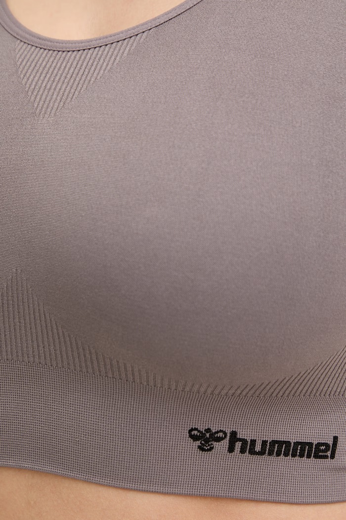 Hummel sportski grudnjak hmlTIF SEAMLESS SPORTS TOP siva 210490