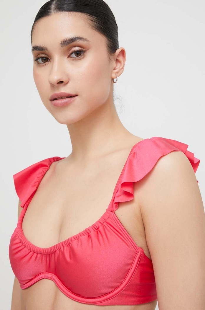 Abercrombie & Fitch sutien de baie cu balene roz KI111.3133.630