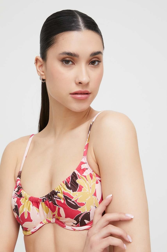 Kupaći grudnjak Abercrombie & Fitch gprnji dio roza KI111.3148.543