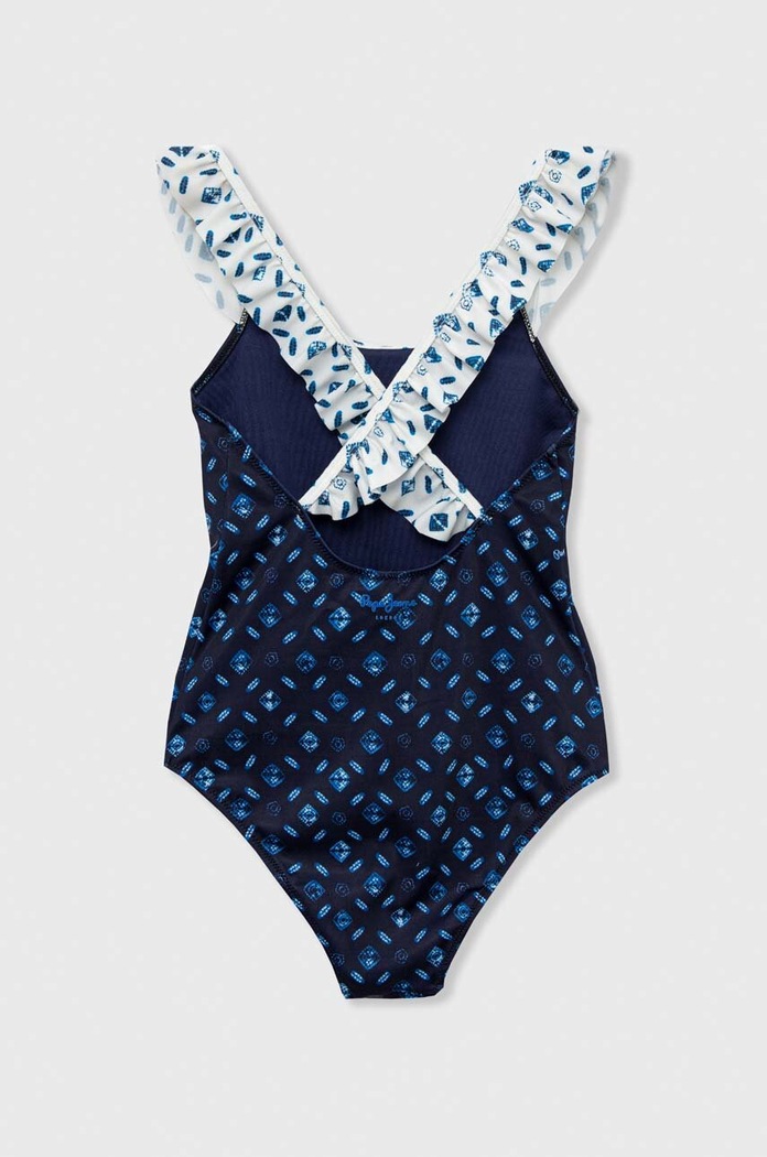 Pepe Jeans jednoczęściowy strój kąpielowy dziecięcy PGB10384 granatowy SS23