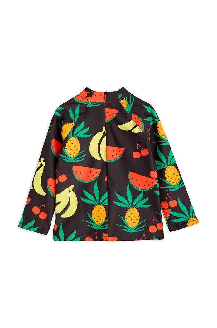 Mini Rodini longsleeve de baie pentru copii 2328010816 maro SS23