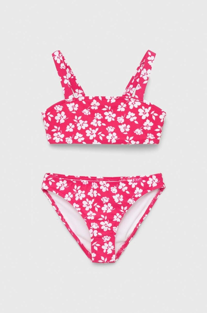 Abercrombie & Fitch kétrészes gyerek fürdőruha melltartó merevítő nélkül rózsaszín KI211.3017