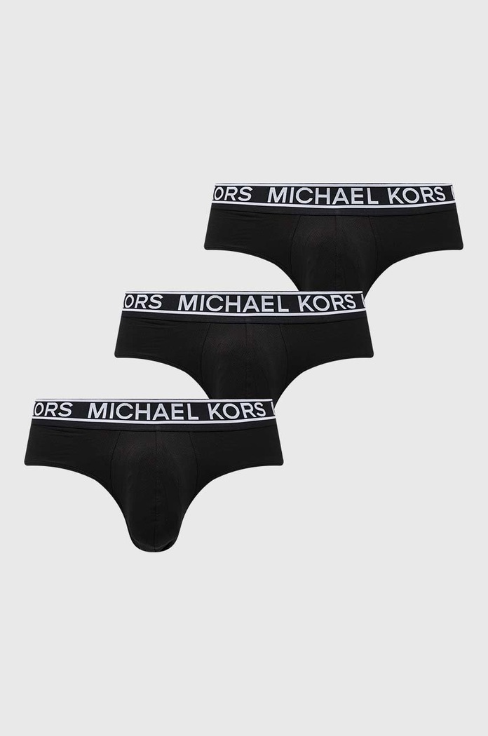 Michael Kors slip 3-pack slipuri negru 6BR1L11133