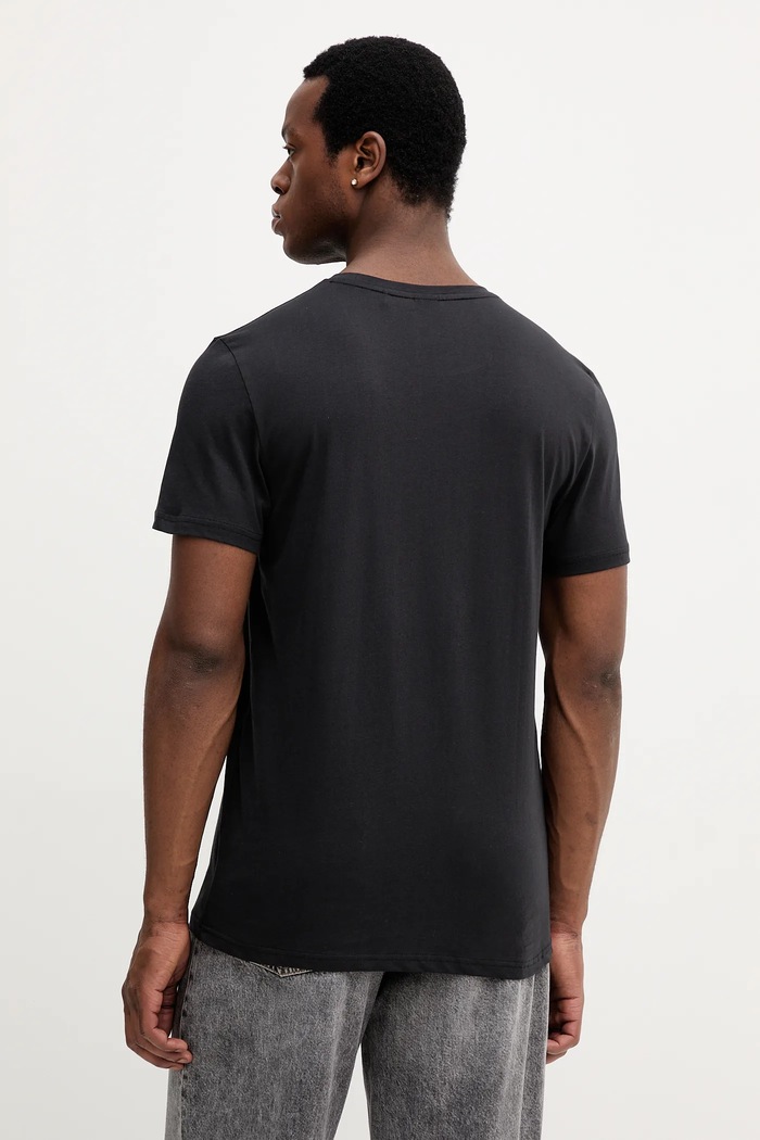 Одяг Бавовняна пляжна футболка BOSS T-Shirt special 50484328 чорний