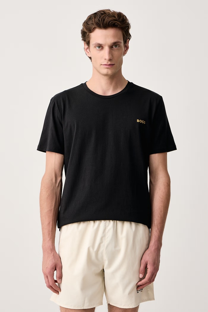 BOSS Majica za plažu za muškarce T-Shirt special crna 50484328