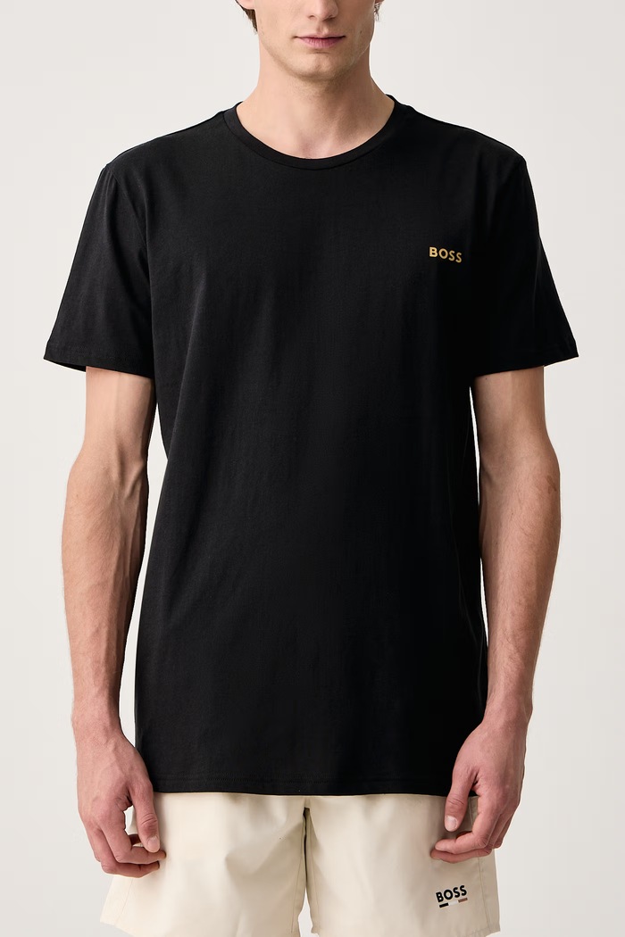 Majica za plažu za muškarce T-Shirt special BOSS 50484328 crna