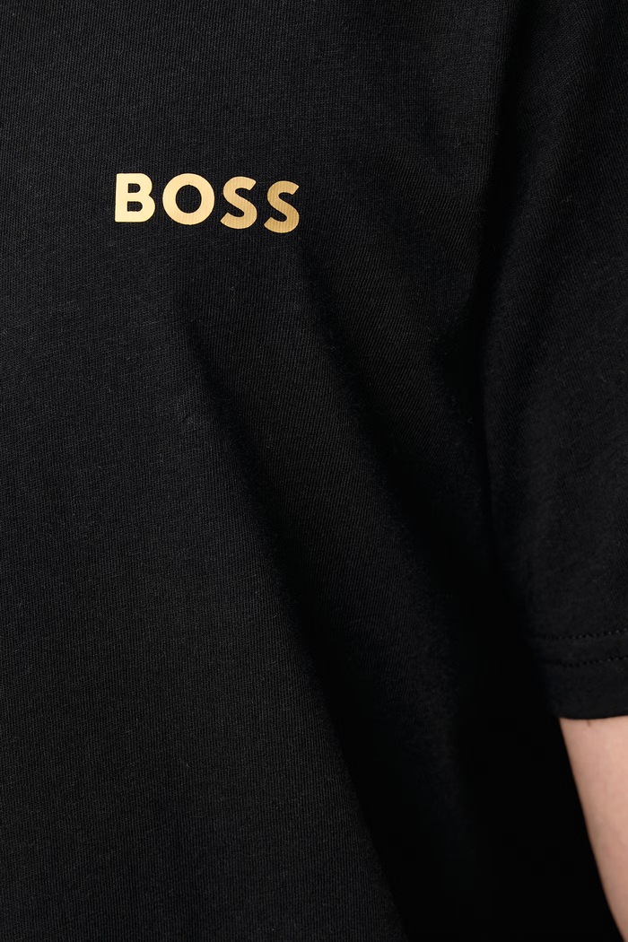 Majica za plažu za muškarce T-Shirt special BOSS crna 50484328