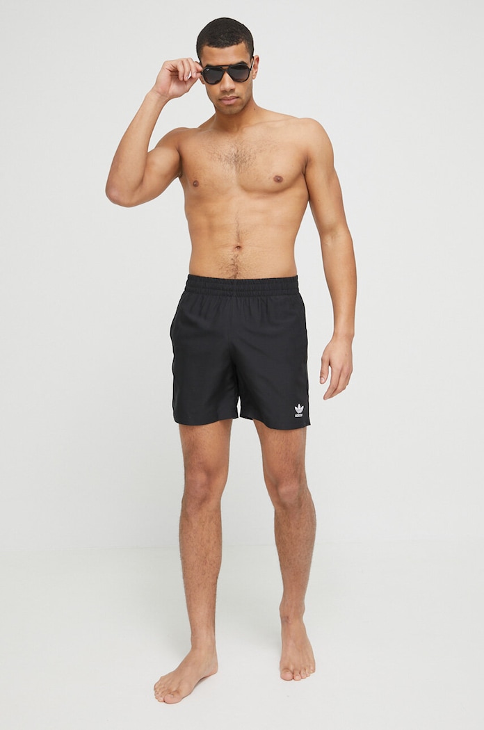 Plavkové šortky adidas Originals HT4411 černá SS24