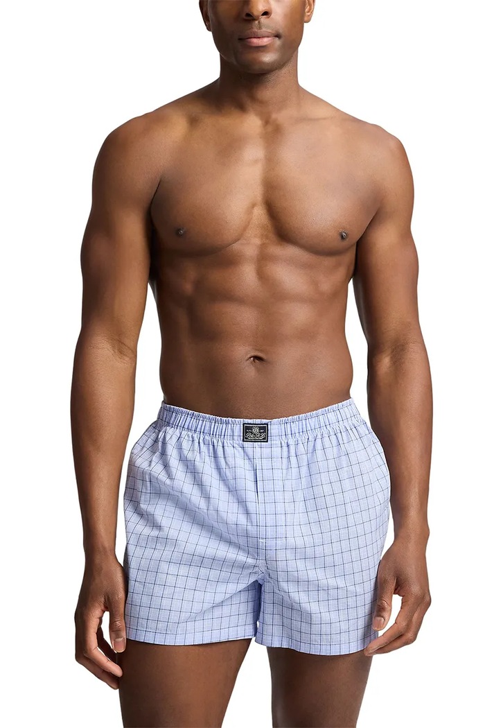 Polo Ralph Lauren boxerky pánské bavlněné 3-pack 714830273 modrá SS26