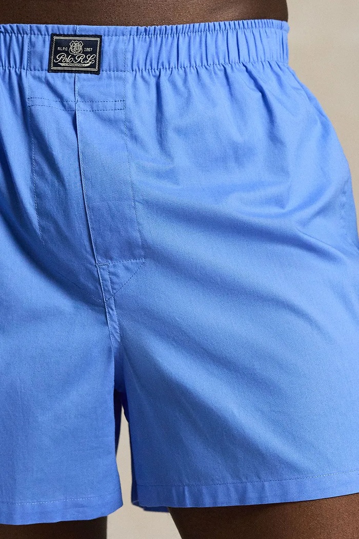 Îmbrăcăminte Polo Ralph Lauren boxeri din bumbac pentru bărbați pachet de 3 714830273 albastru
